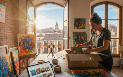 Independencia financiera y arte: Las Ventajas Ocultas de Vender Arte Sin Intermediarios en Madrid